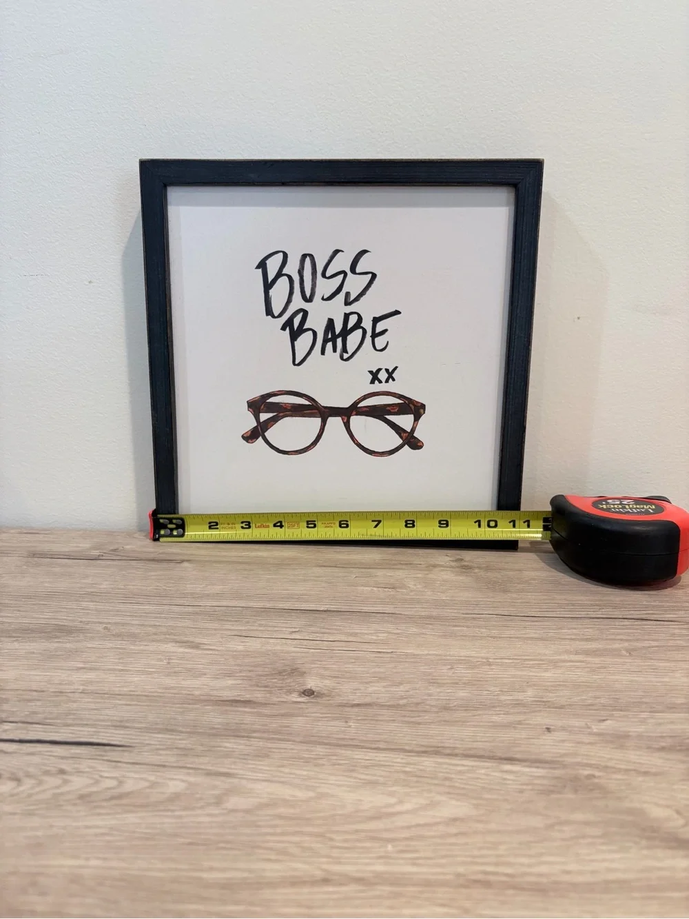 Boss Babe Framed Wall Art - Black Frame
